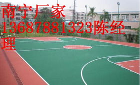 南宁专业运动地坪,南宁球场地坪,塑胶球场,南宁pvc地胶高清图片 高清大图